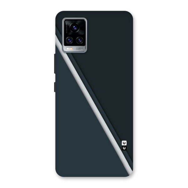 Classic Single Stripe Back Case for Vivo V20 Pro