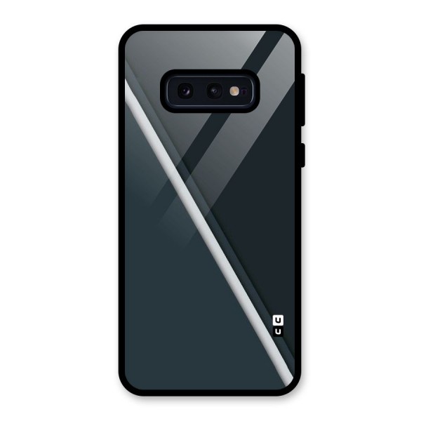 Classic Single Stripe Glass Back Case for Galaxy S10e