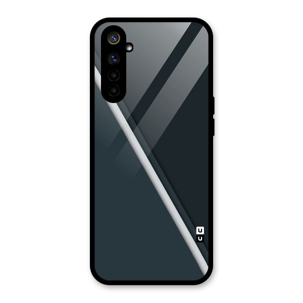 Classic Single Stripe Glass Back Case for Realme 6