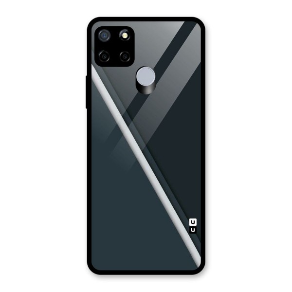 Classic Single Stripe Glass Back Case for Realme C12