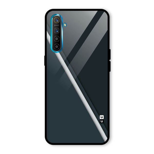 Classic Single Stripe Glass Back Case for Realme XT