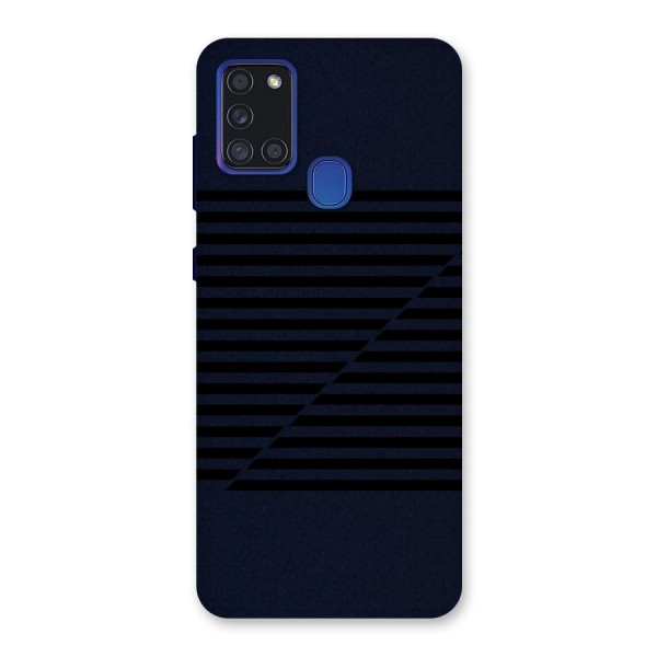 Classic Stripes Cut Back Case for Galaxy A21s