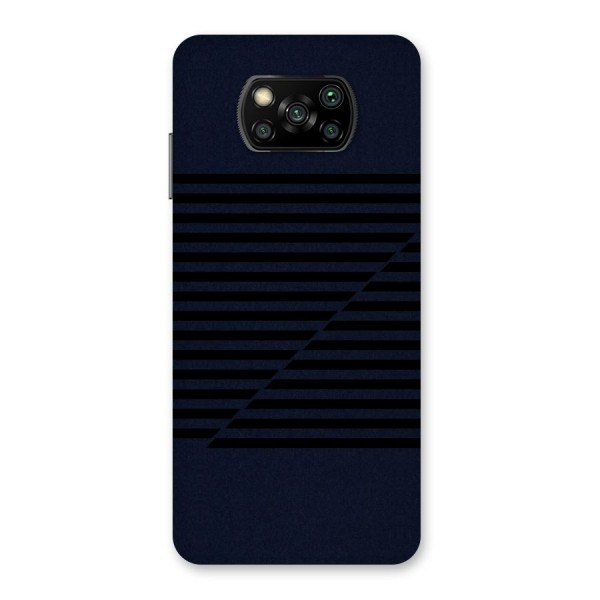 Classic Stripes Cut Back Case for Poco X3