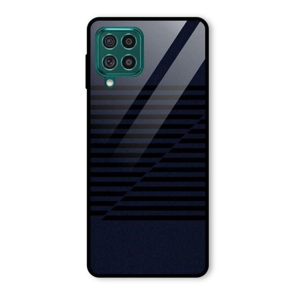 Classic Stripes Cut Glass Back Case for Galaxy F62