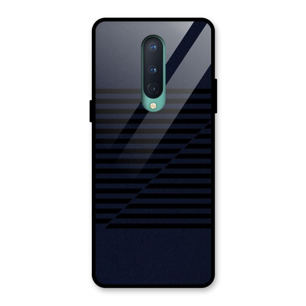 Classic Stripes Cut Glass Back Case for OnePlus 8