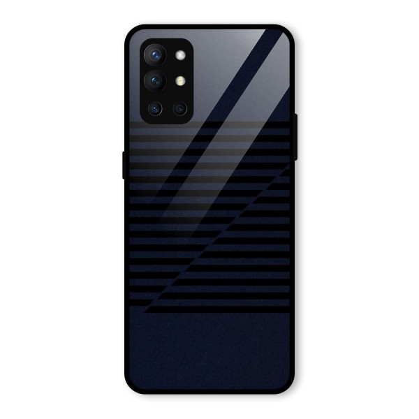 Classic Stripes Cut Glass Back Case for OnePlus 9R