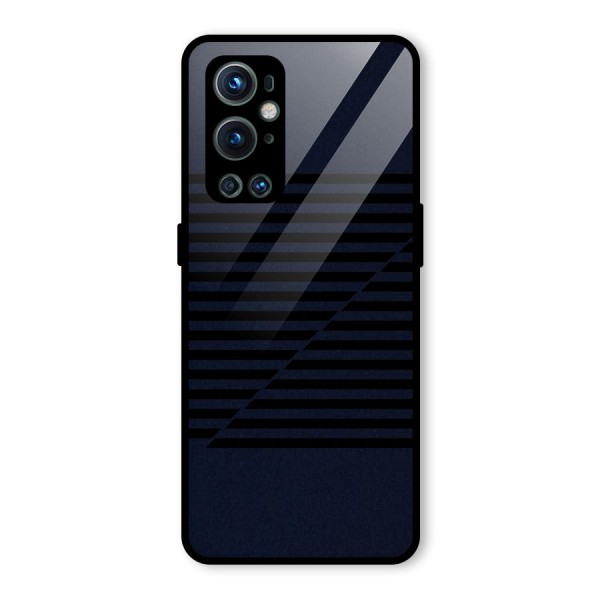 Classic Stripes Cut Glass Back Case for OnePlus 9 Pro