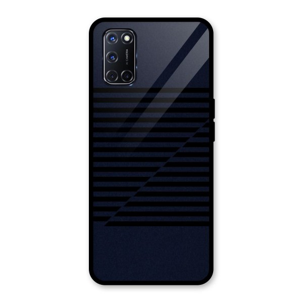 Classic Stripes Cut Glass Back Case for Oppo A52