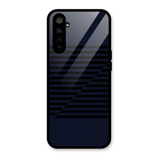 Classic Stripes Cut Glass Back Case for Realme 6