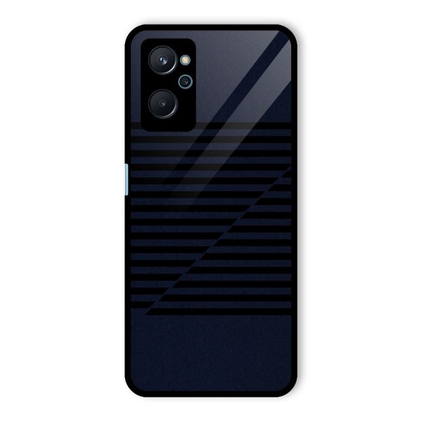 Classic Stripes Cut Glass Back Case for Realme 9i