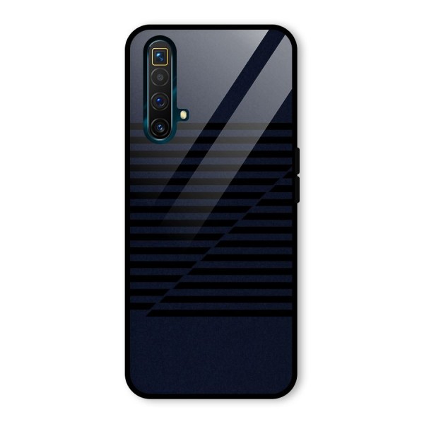 Classic Stripes Cut Glass Back Case for Realme X3