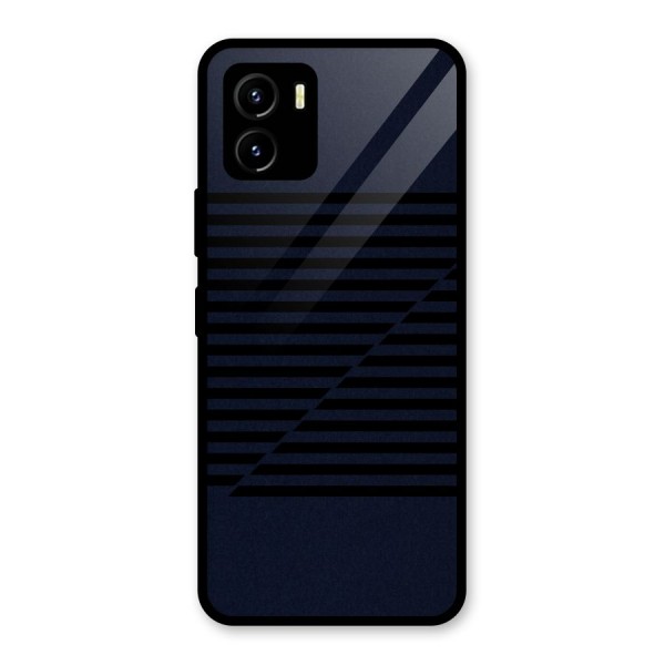 Classic Stripes Cut Glass Back Case for Vivo Y15s