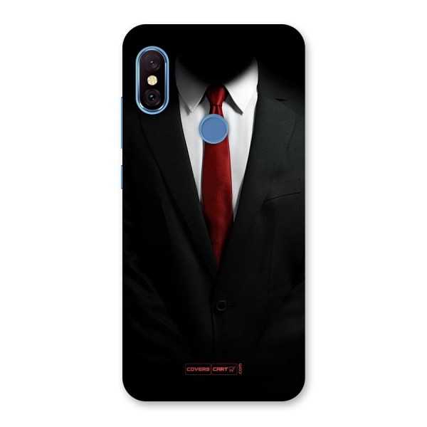 Classic Suit Back Case for Redmi Note 6 Pro