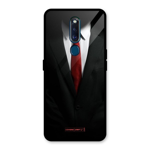 Classic Suit Glass Back Case for Oppo F11 Pro