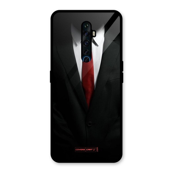 Classic Suit Glass Back Case for Oppo Reno2 Z