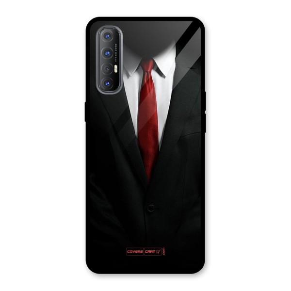 Classic Suit Glass Back Case for Oppo Reno3 Pro