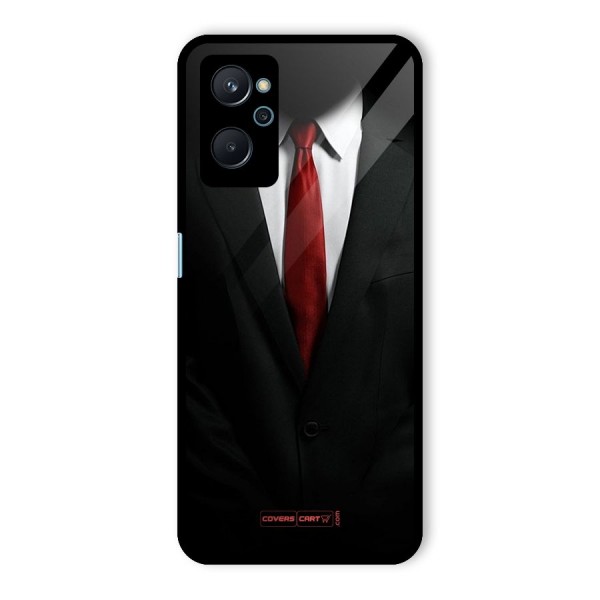 Classic Suit Glass Back Case for Realme 9i