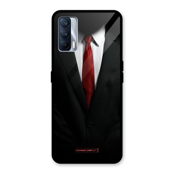 Classic Suit Glass Back Case for Realme X7