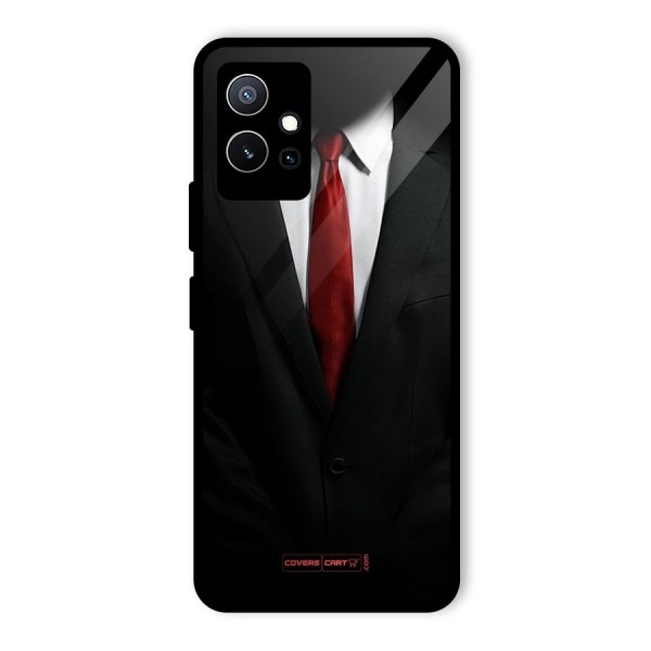 Classic Suit Glass Back Case for Vivo T1 5G