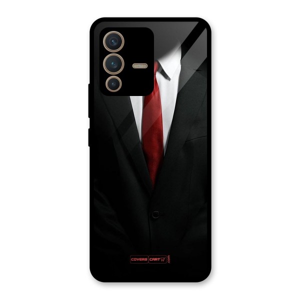 Classic Suit Glass Back Case for Vivo V23 5G