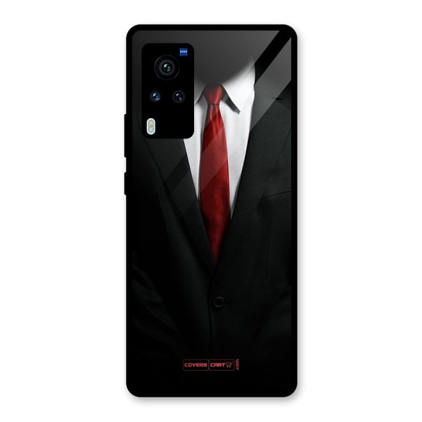 Classic Suit Glass Back Case for Vivo X60 Pro