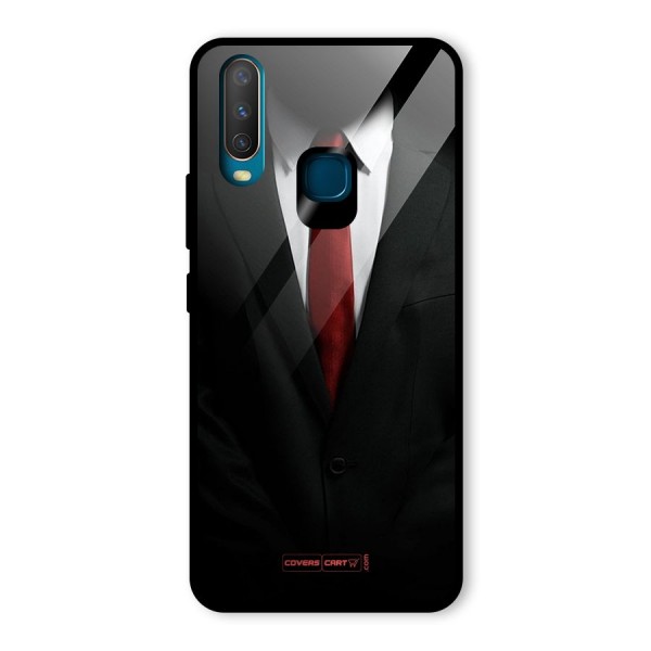 Classic Suit Glass Back Case for Vivo Y15