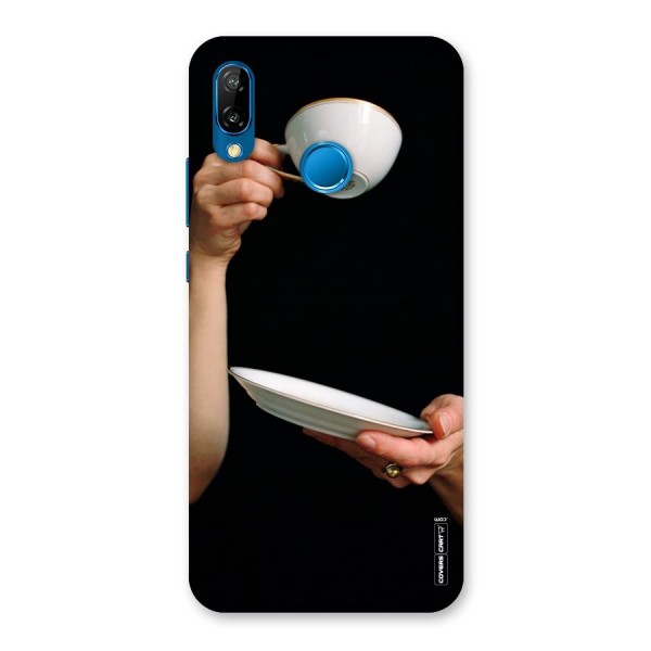 Classic Tea Cup Back Case for Huawei P20 Lite