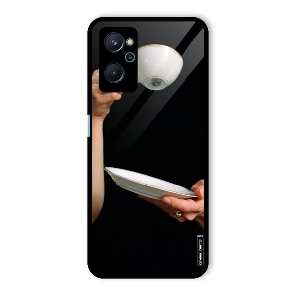 Classic Tea Cup Glass Back Case for Realme 9i