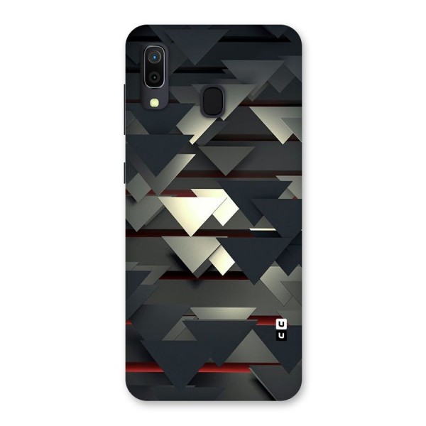 Classic Triangles Design Back Case for Galaxy A20