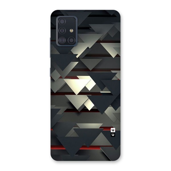 Classic Triangles Design Back Case for Galaxy A51