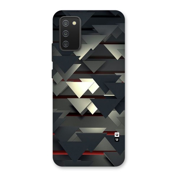 Classic Triangles Design Back Case for Galaxy F02s