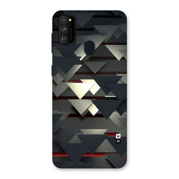 Classic Triangles Design Back Case for Galaxy M21