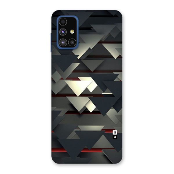 Classic Triangles Design Back Case for Galaxy M51