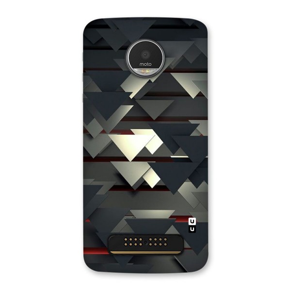 Classic Triangles Design Back Case for Moto Z Play