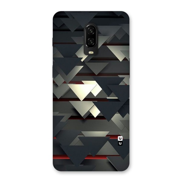 Classic Triangles Design Back Case for OnePlus 6T