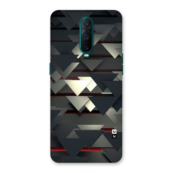 Classic Triangles Design Back Case for Oppo R17 Pro