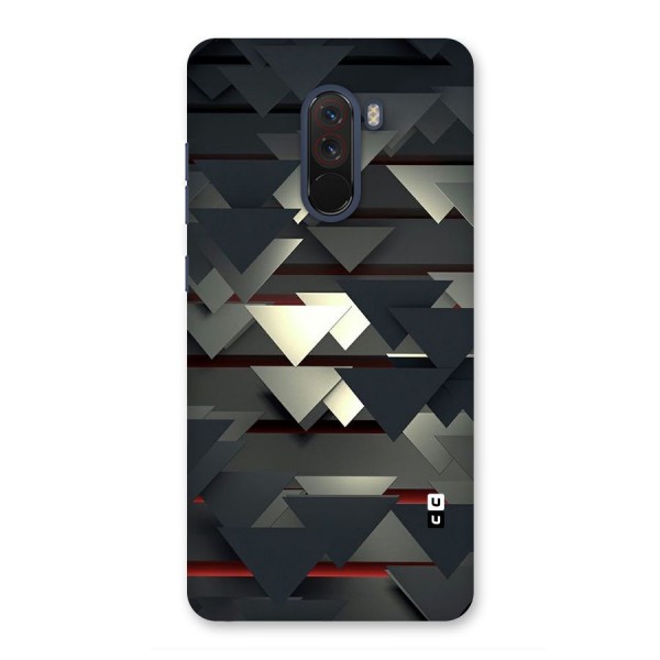 Classic Triangles Design Back Case for Poco F1