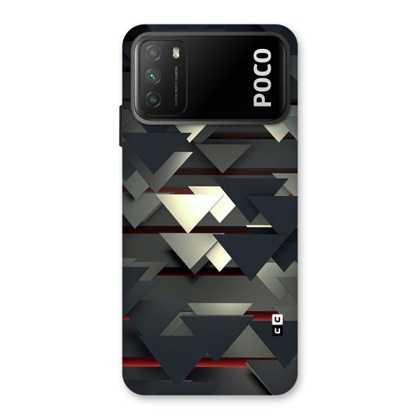 Classic Triangles Design Back Case for Poco M3