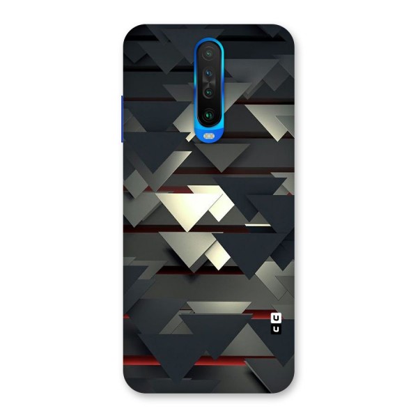 Classic Triangles Design Back Case for Poco X2