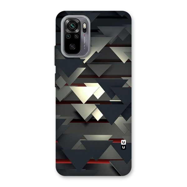 Classic Triangles Design Back Case for Redmi Note 10