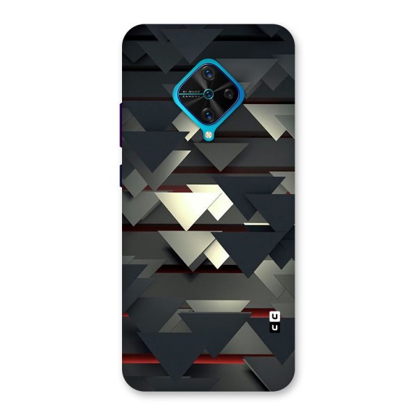 Classic Triangles Design Back Case for Vivo S1 Pro