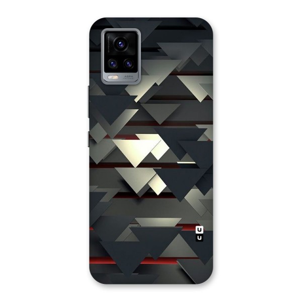 Classic Triangles Design Back Case for Vivo V20