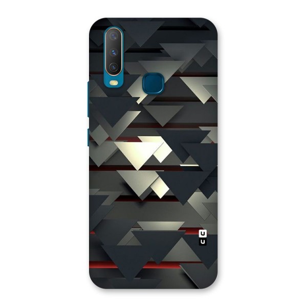 Classic Triangles Design Back Case for Vivo Y12