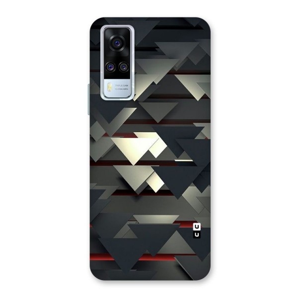 Classic Triangles Design Back Case for Vivo Y31