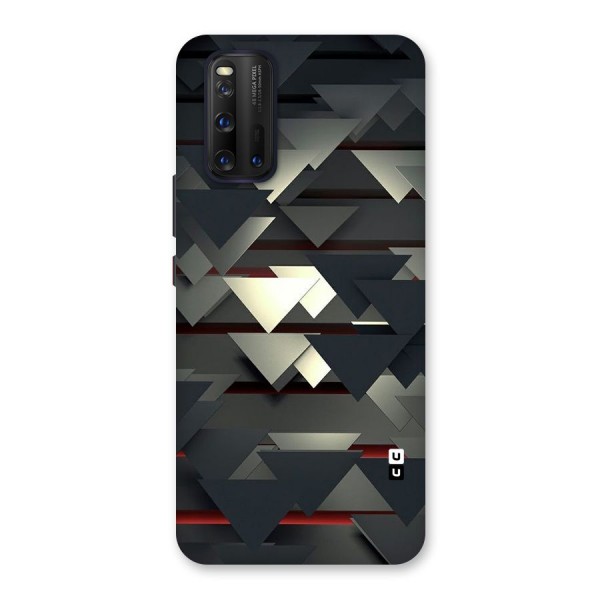 Classic Triangles Design Back Case for Vivo iQOO 3