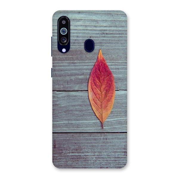 Classic Wood Leaf Back Case for Galaxy A60