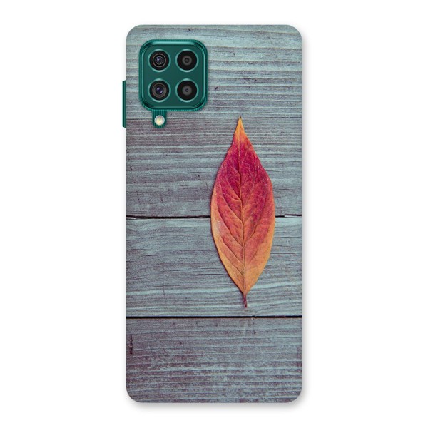 Classic Wood Leaf Back Case for Galaxy F62