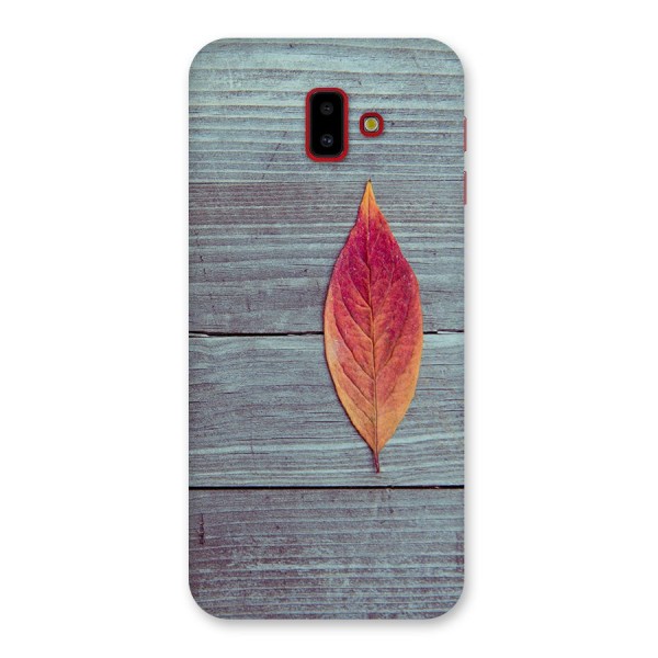 Classic Wood Leaf Back Case for Galaxy J6 Plus