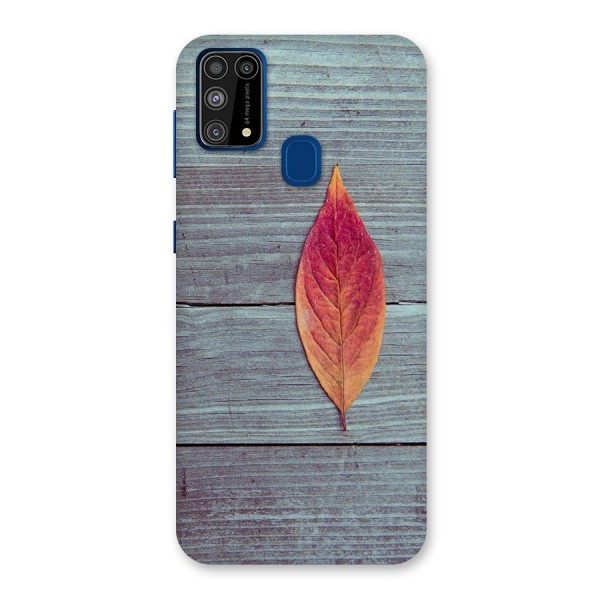 Classic Wood Leaf Back Case for Galaxy M31