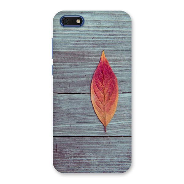 Classic Wood Leaf Back Case for Honor 7s